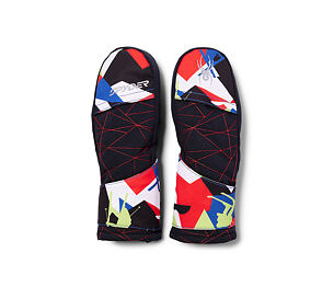 SP-Boys TODDLER CUBBY SKI MITTENS-RED COMBO