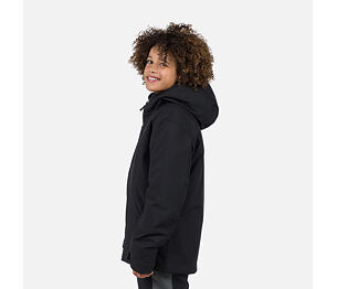 RO-JR STRAWPILE JKT-BLACK-bunda