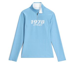 SP-WOMEN VIVID 1/2 ZIP-SWEATERS-BLUE DRIFT