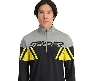 SP-MEN PODIUM 1/2 ZIP-SWEATERS-ACID YELLOW