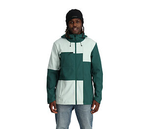SP-M SOFTSHELL JACKET-WINTERGREEN
