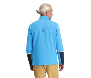 SP-MEN SPEED FLEECE 1/2 ZIP-AETHER BLUE