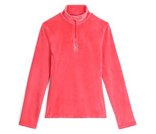 SP-WOMEN SHIMMER BUG 1/2 ZIP-SWEATERS-PRISM PINK