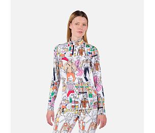 RO-W BOOSTER 1/2 ZIP TOP-triko
