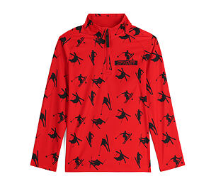 SP-Boys SKI DAY 1/2 ZIP-VOLCANO