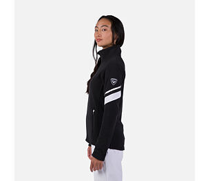 RO-W STRAWPILE FLEECE FZ-BLACK-mikina