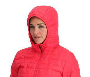 SP-WOMEN ZENITH HOODED DOWN JACKET-PRISM PINK