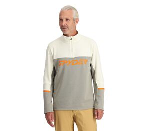 SP-MEN SPEED FLEECE 1/2 ZIP-CONCRETE