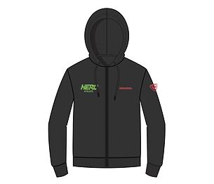 RO-HERO FZH-BLACK-mikina