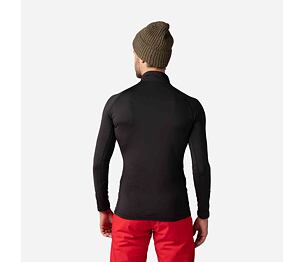 RO-CLASSIQUE 1/2 ZIP-BLACK-mikina