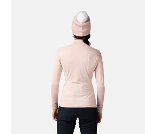 RO-W CLASSIQUE 1/2 ZIP-POWDER PINK-mikina