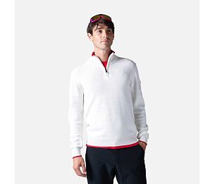 RO-STRIPE 1/2 ZIP KNIT (B0)-svetr