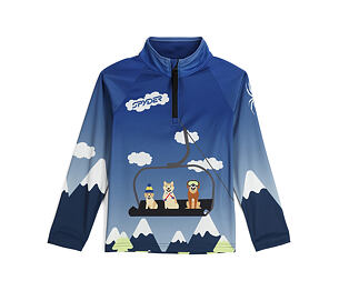 SP-Boys FRIENDS 1/2 ZIP-TRUE NAVY