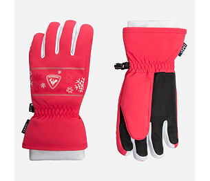 RO-JR JANE IMPR G-TEA ROSE-rukavice