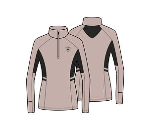 RO-W POURSUITE 1/2 ZIP (B0)-mikina