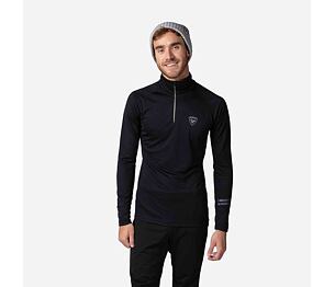 RO-POURSUITE 1/2 ZIP-BLACK-mikina