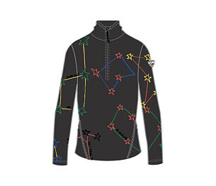 RO-W BOOSTER 1/2 ZIP TOP-triko