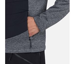 RO-CLASSIQUE HYBRID CLIM FZ-HEATHER GREY-mikina