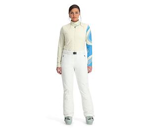 SP-WOMEN ON PISTE BIB PANTS-WHITE