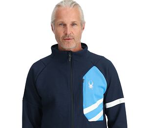 SP-MEN WENGEN BANDIT JACKET-FLEECE-TRUE NAVY