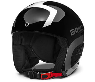 BR-VULCANO FIS 6.8 JUNIOR - Shiny Black-Silver-helma