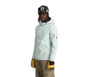 SP-M SOFTSHELL RIDING HOODIE-WINTERGREEN