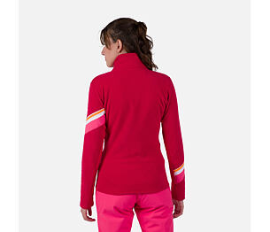 RO-W STRAWPILE FLEECE FZ-RUBY RED-mikina