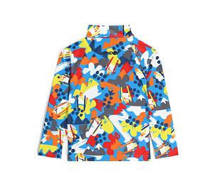 SP-LITTLE BOY GLACIAL 1/2 ZIP-SWEATERS-YETI CAMO AETHER BLUE
