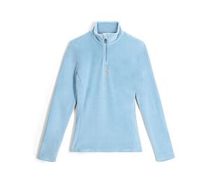 SP-WOMEN SHIMMER BUG 1/2 ZIP-SWEATERS-BLUE DRIFT