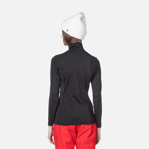 RO-W CLASSIQUE 1/2 ZIP-BLACK-mikina