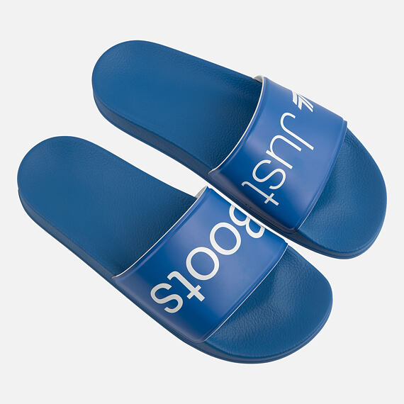 LG-SLIPPERS SHOE JUST BOOTS BLUE-boty