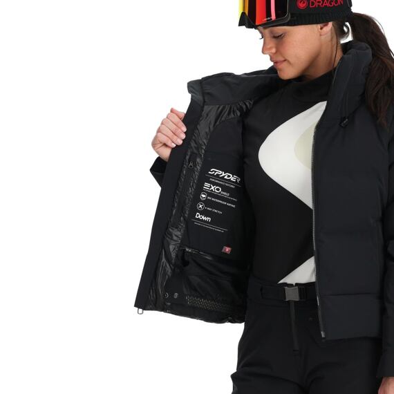 SP-WOMEN FALLINE DOWN JACKET-BLACK