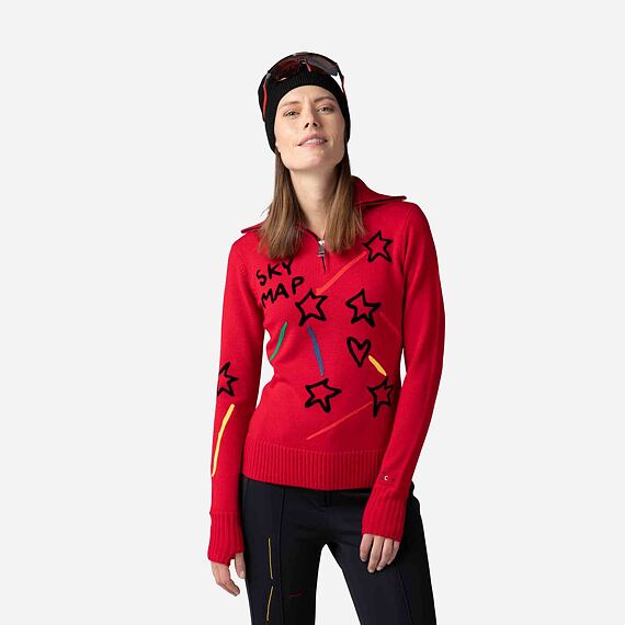 RO-W CONSTELLATION 1/2 ZIP-svetr
