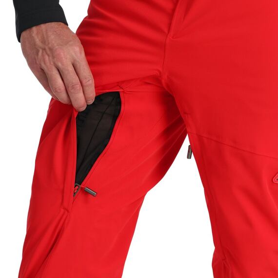 SP-MEN BORMIO PANTS-SPYDER RED