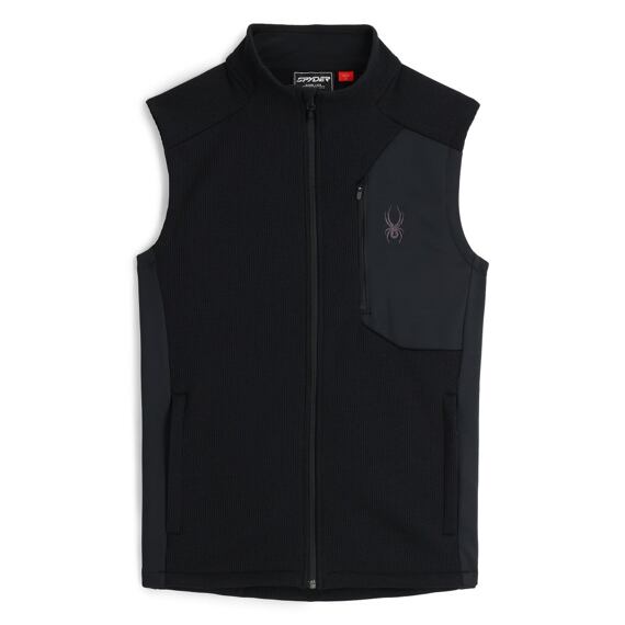 SP-MEN BANDIT VEST-FLEECE-BLACK