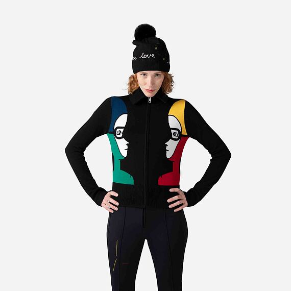 RO-W GALINA FULL ZIP-svetr