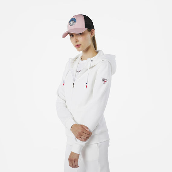 RO-W LOGO SWEAT FZ HOOD FL-mikina