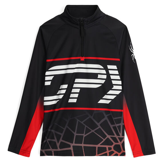 SP-Boys WEB 1/2 ZIP-BLACK