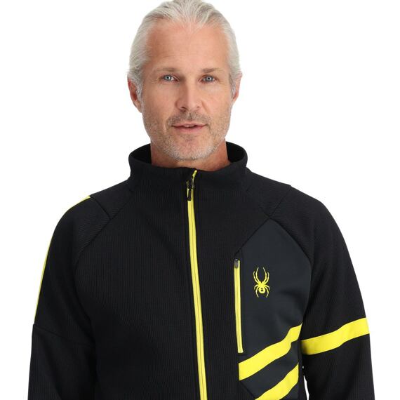 SP-MEN WENGEN BANDIT JACKET-FLEECE-BLACK