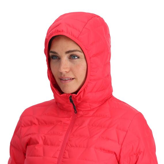 SP-WOMEN ZENITH HOODED DOWN JACKET-PRISM PINK