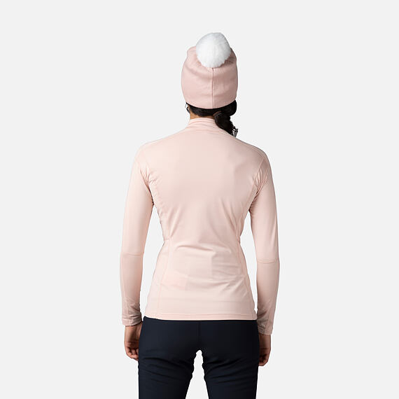 RO-W CLASSIQUE 1/2 ZIP-POWDER PINK-mikina
