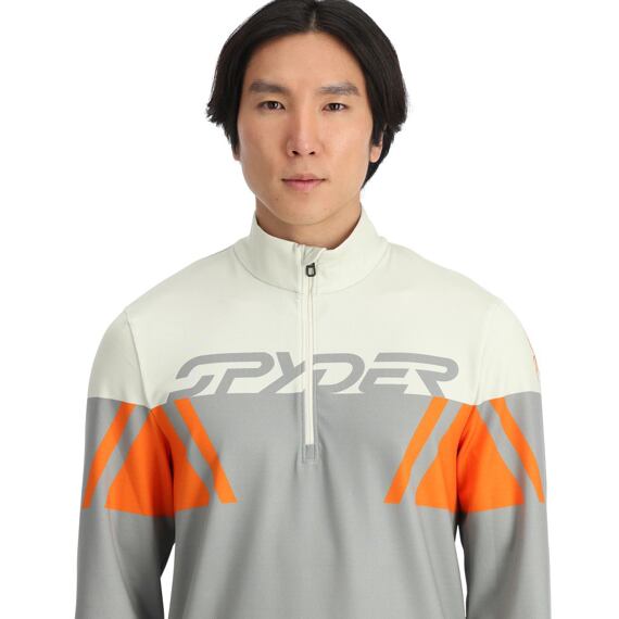 SP-MEN PODIUM 1/2 ZIP-SWEATERS-CONCRETE