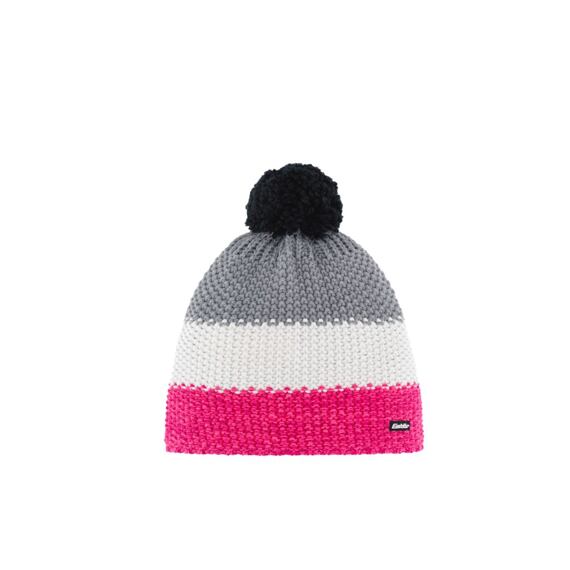 ES-Star Pompon MÜ-pinkmeliert-white-graumele