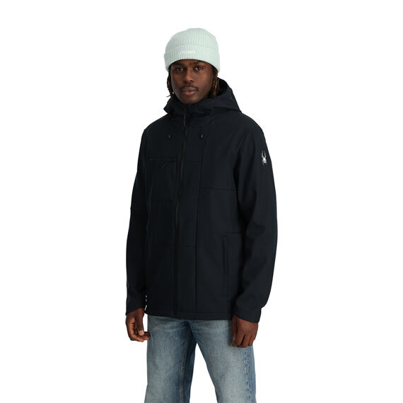 SP-M SOFTSHELL JACKET-BLACK
