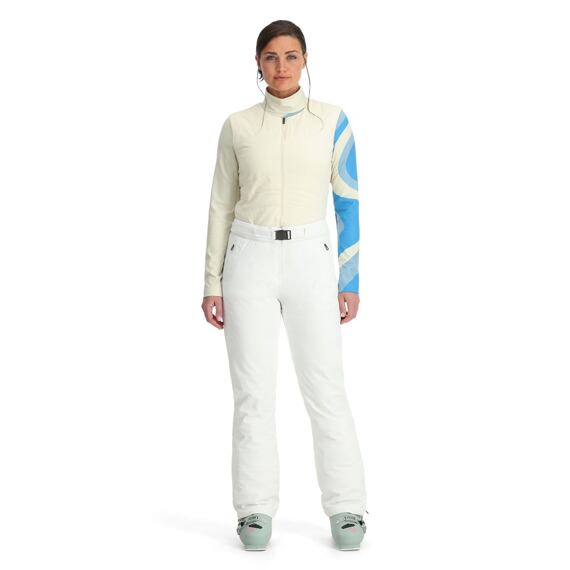 SP-WOMEN ON PISTE BIB PANTS-WHITE
