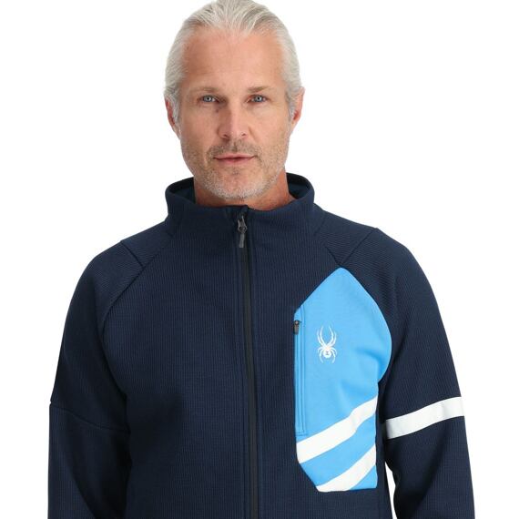 SP-MEN WENGEN BANDIT JACKET-FLEECE-TRUE NAVY