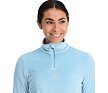 SP-WOMEN SHIMMER BUG 1/2 ZIP-SWEATERS-BLUE DRIFT