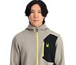 SP-MEN BANDIT HOODED JACKET-FLEECE-CONCRETE